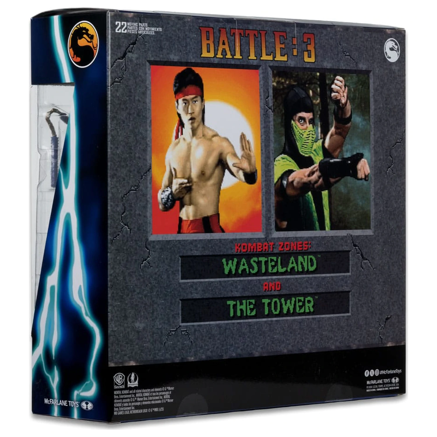 Mortal Kombat Liu Kang vs. Reptile (Klassics) 2 db-os akciófigura csomag 18 cm termékfotó