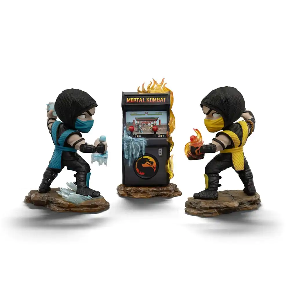 Mortal Kombat Mini Co. PVC figurák Scorpion vs. Subzero Arcade Set 15 cm termékfotó