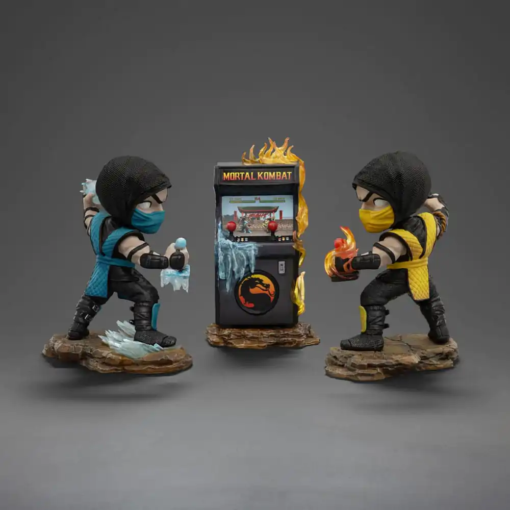 Mortal Kombat Mini Co. PVC figurák Scorpion vs. Subzero Arcade Set 15 cm termékfotó