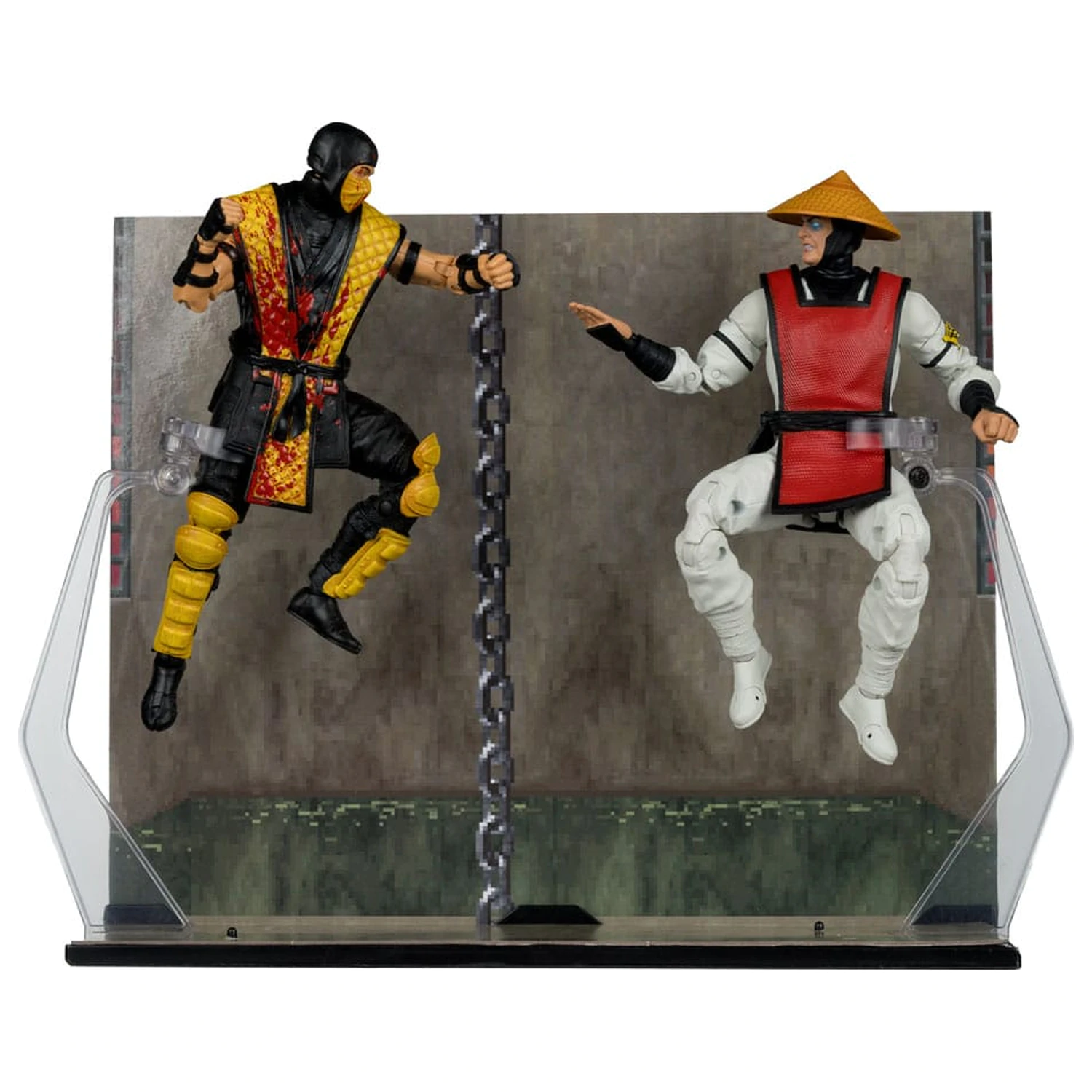 Mortal Kombat Scorpion vs. Raiden (Klassics) 2 db-os akciófigura csomag 18 cm termékfotó
