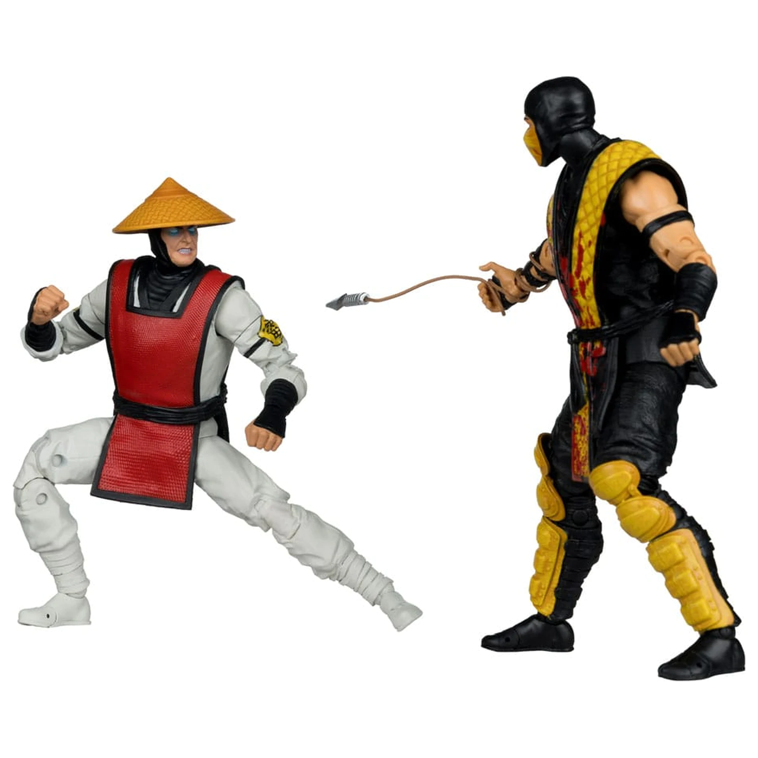 Mortal Kombat Scorpion vs. Raiden (Klassics) 2 db-os akciófigura csomag 18 cm termékfotó