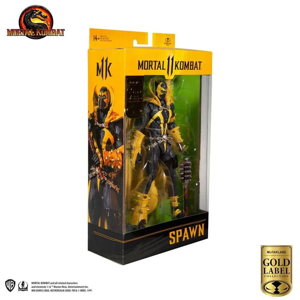 Mortal Kombat Spawn (Curse of Apocalypse) (Gold Label Series) akciófigura 18 cm termékfotó