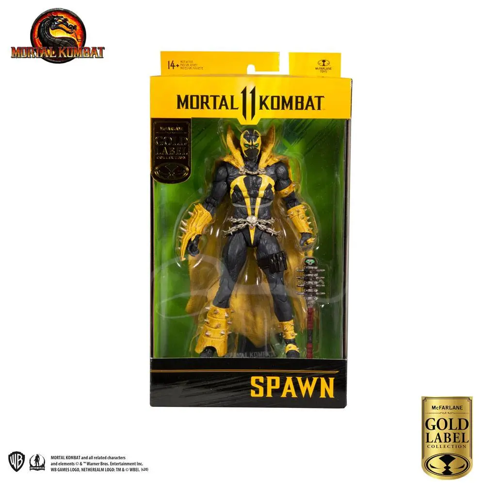 Mortal Kombat Spawn (Curse of Apocalypse) (Gold Label Series) akciófigura 18 cm termékfotó