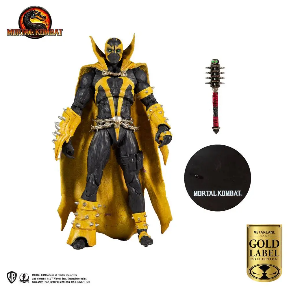 Mortal Kombat Spawn (Curse of Apocalypse) (Gold Label Series) akciófigura 18 cm termékfotó
