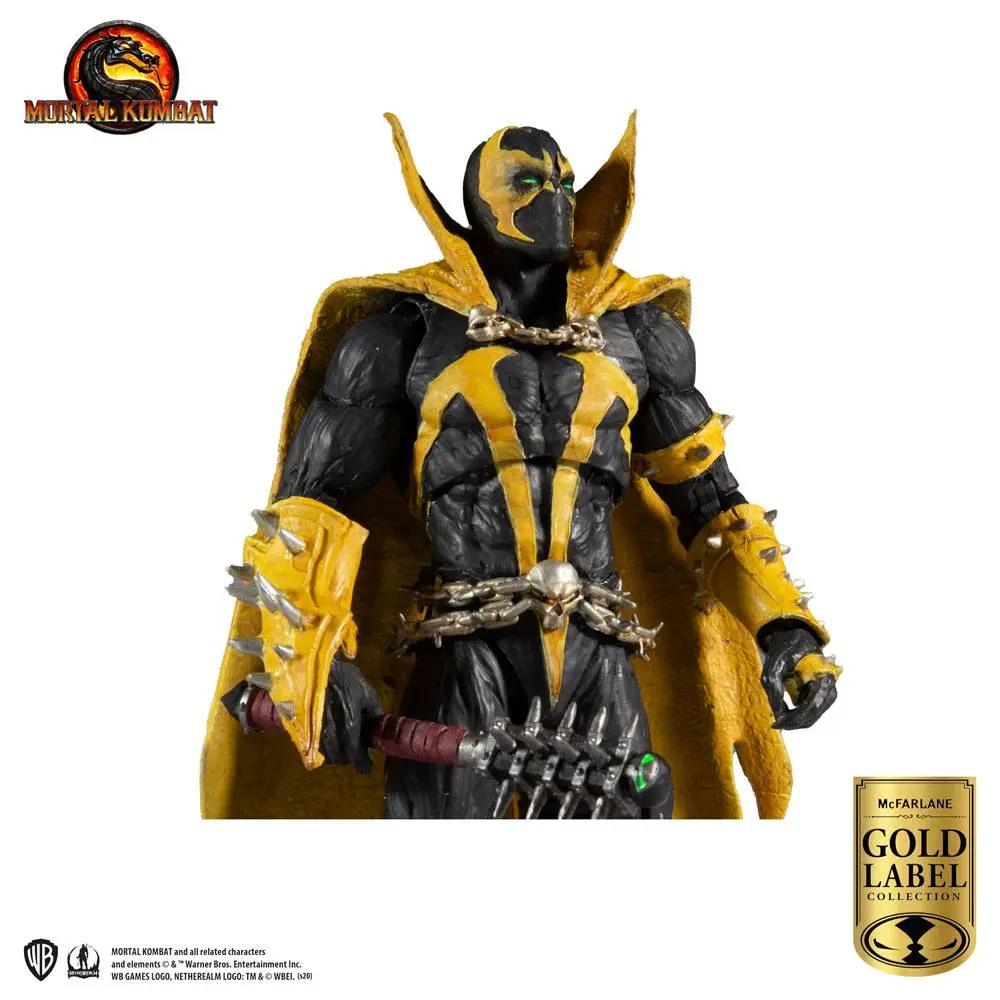 Mortal Kombat Spawn (Curse of Apocalypse) (Gold Label Series) akciófigura 18 cm termékfotó