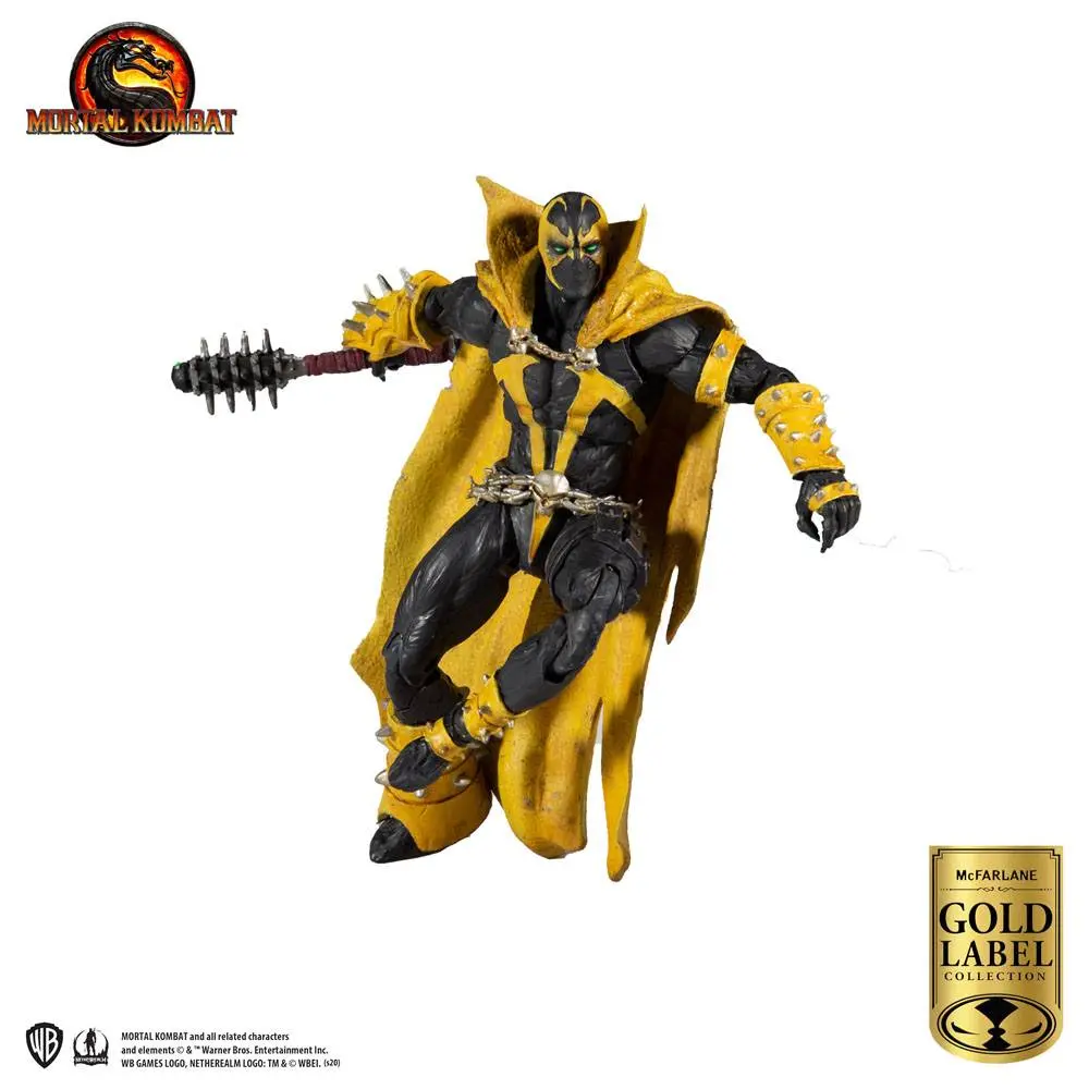Mortal Kombat Spawn (Curse of Apocalypse) (Gold Label Series) akciófigura 18 cm termékfotó