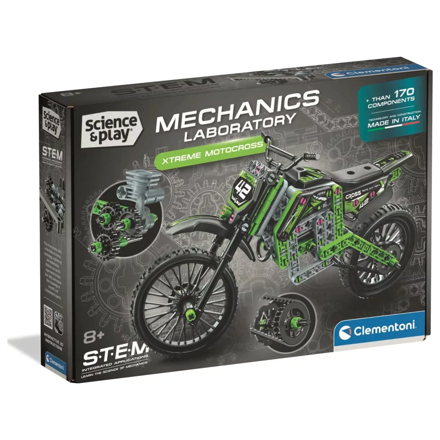 Motokrossz Mechanics építőjáték  termékfotó