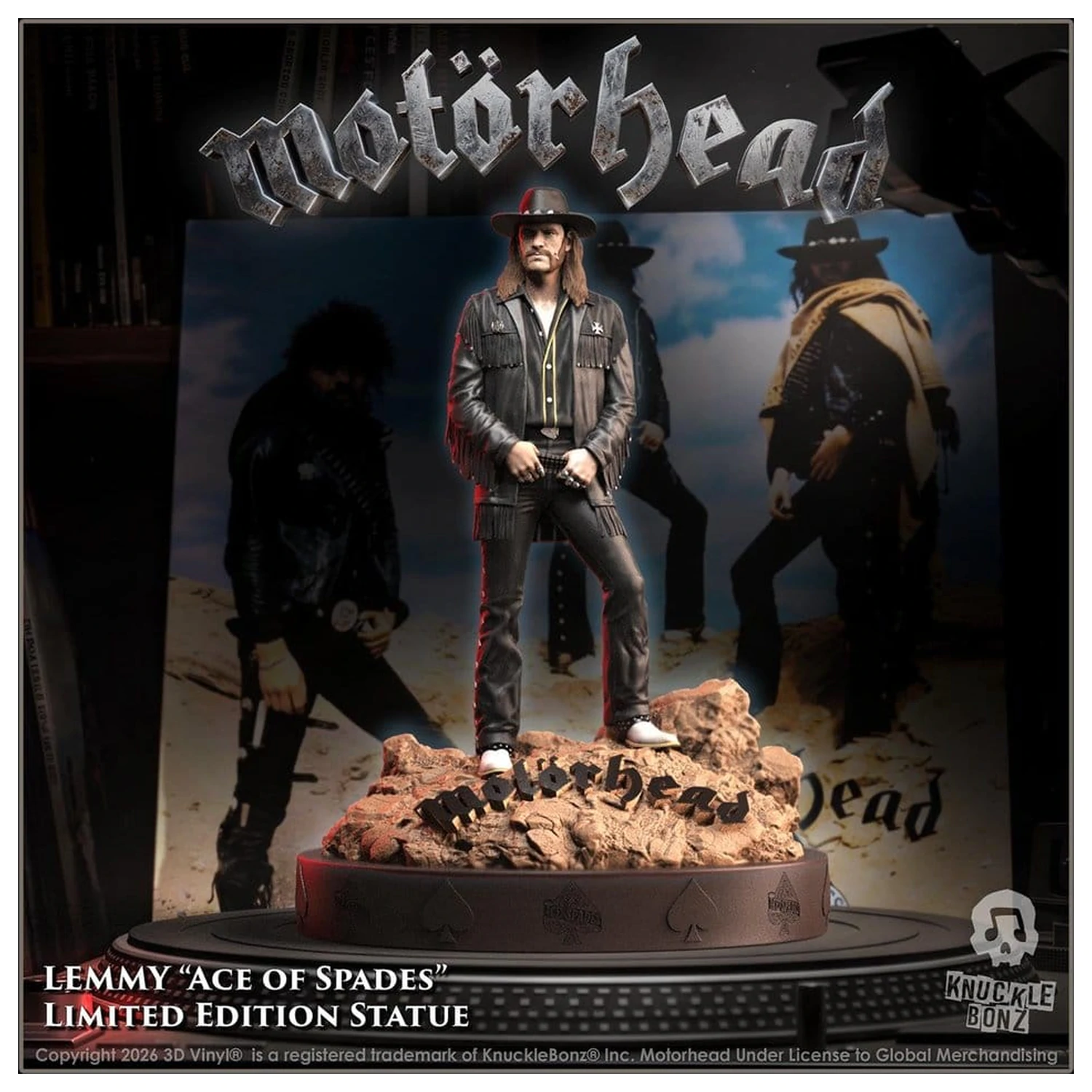 Motörhead Rock Iconz Lemmy IV Ace of Spades szobor figura 20 cm termékfotó