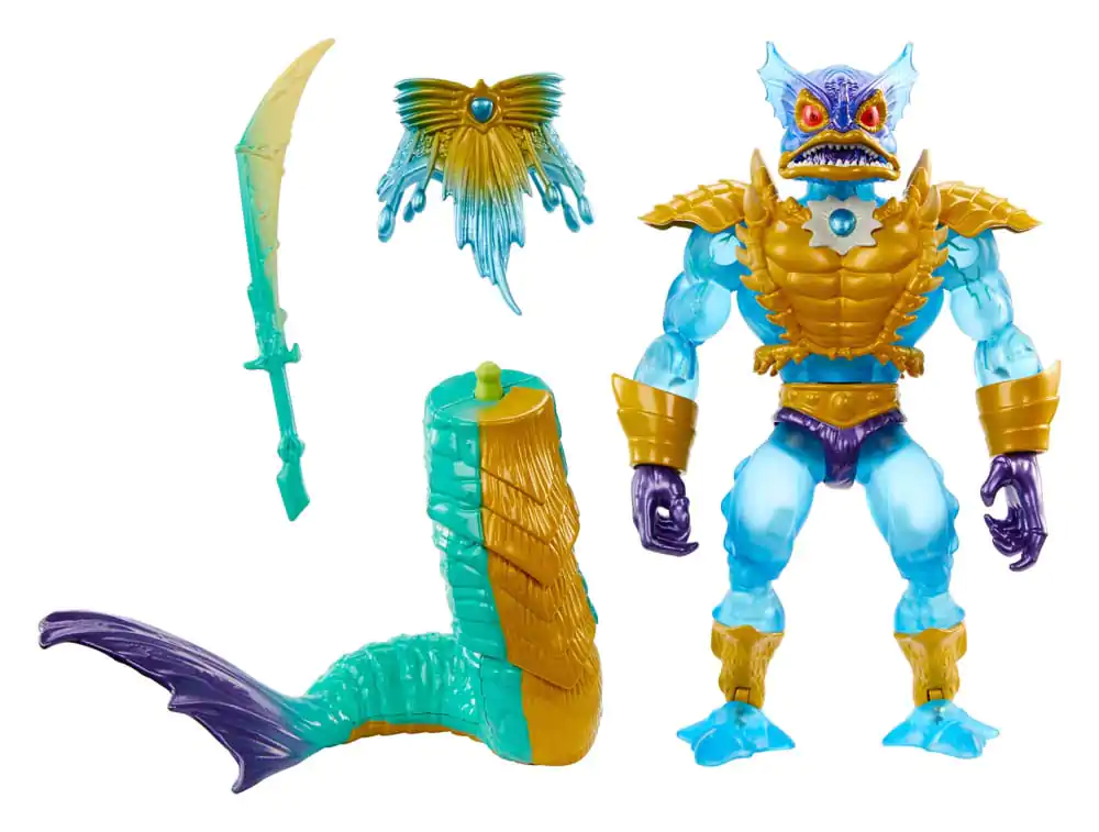 MOTU x TMNT: Turtles of Grayskull Deluxe Mer-Man akciófigura 14 cm termékfotó