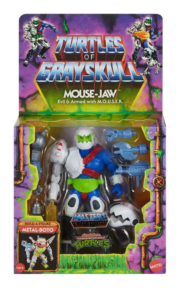 MOTU x TMNT: Turtles of Grayskull Deluxe Mouse-Jaw akciófigura 14 cm termékfotó