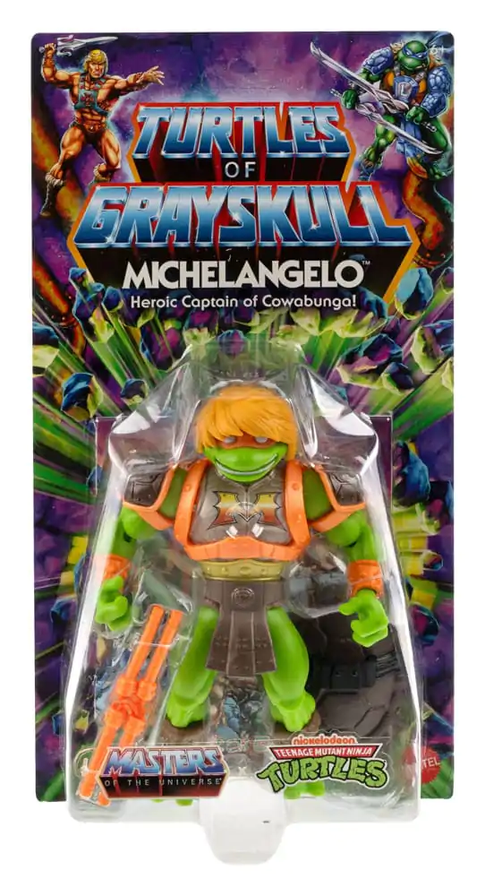 MOTU x TMNT: Turtles of Grayskull Michelangelo akciófigura 14 cm termékfotó