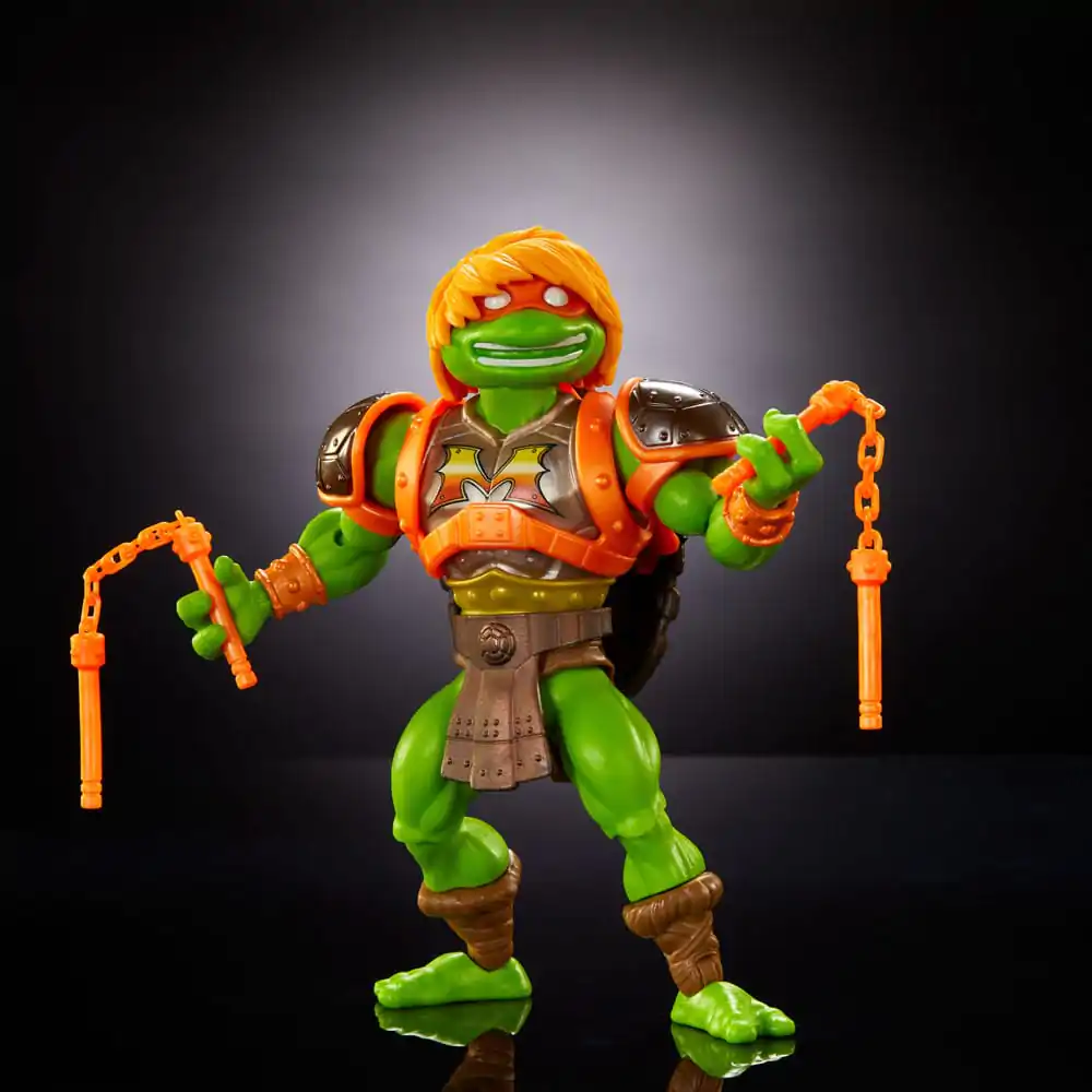 MOTU x TMNT: Turtles of Grayskull Michelangelo akciófigura 14 cm termékfotó