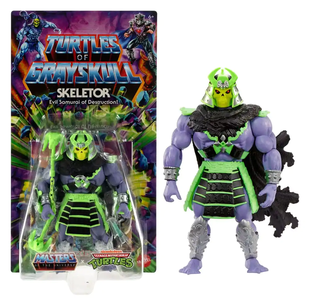 MOTU x TMNT: Turtles of Grayskull Skeletor akciófigura 14 cm termékfotó