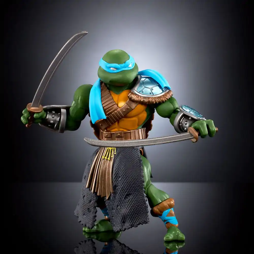 MOTU x TMNT: Turtles of Grayskull Stealth Armor Leonardo akciófigura 14 cm termékfotó