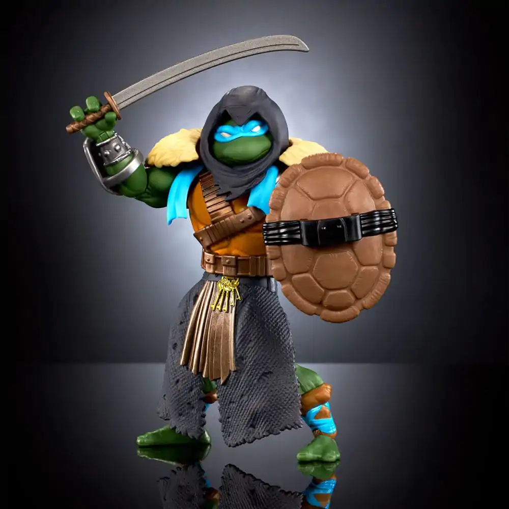 MOTU x TMNT: Turtles of Grayskull Stealth Armor Leonardo akciófigura 14 cm termékfotó