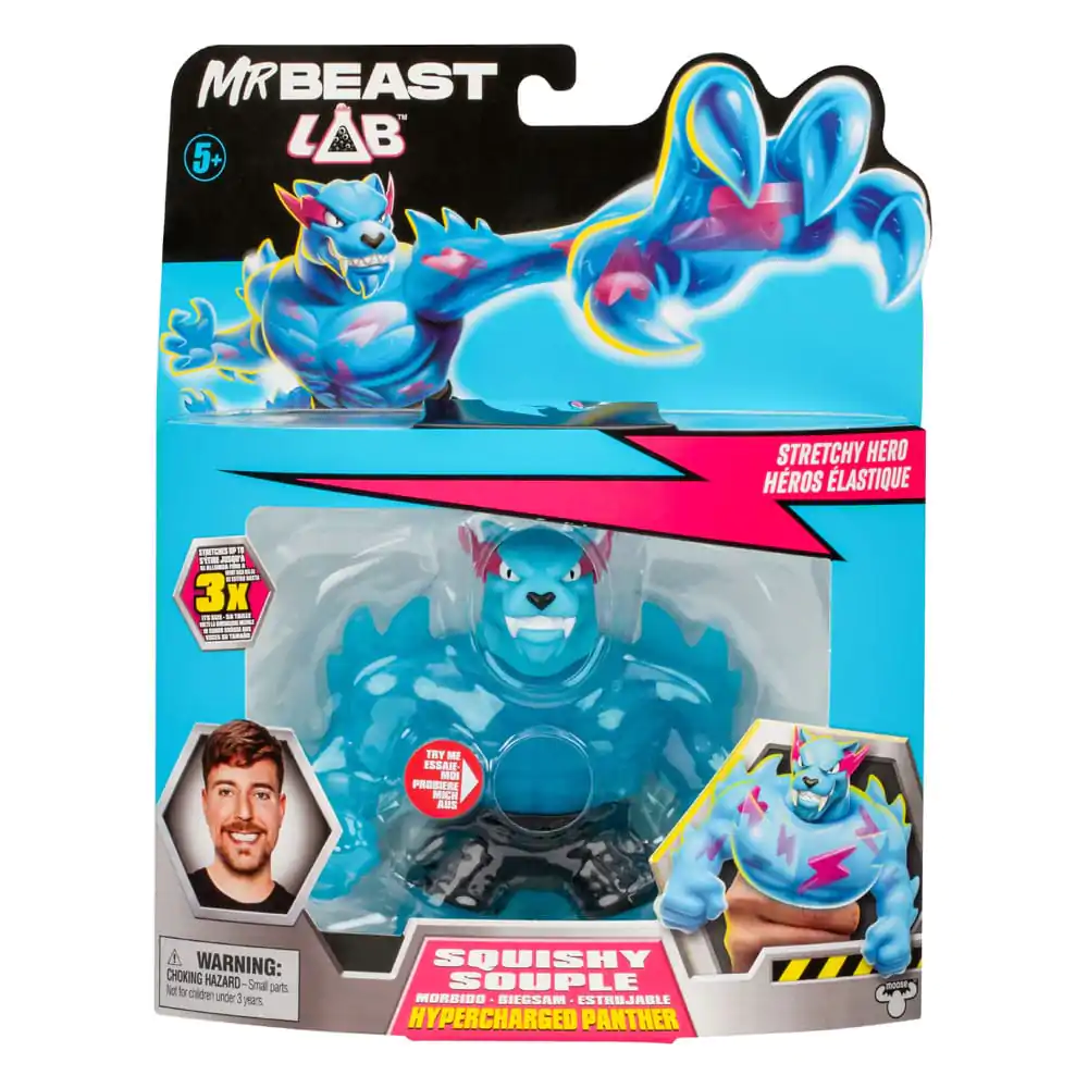 Mr. Beast Lab Goo Jit Zu Stretch figura Hypercharged Panther 11 cm termékfotó