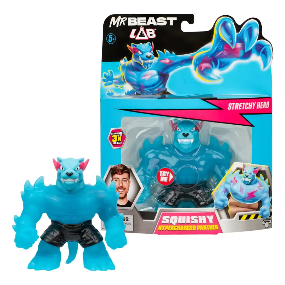 Mr. Beast Lab Goo Jit Zu Stretch figura Hypercharged Panther 11 cm termékfotó