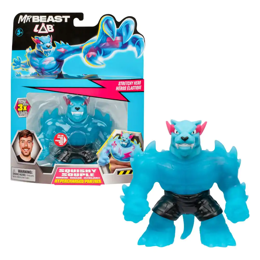 Mr. Beast Lab Goo Jit Zu Stretch figura Hypercharged Panther 11 cm termékfotó