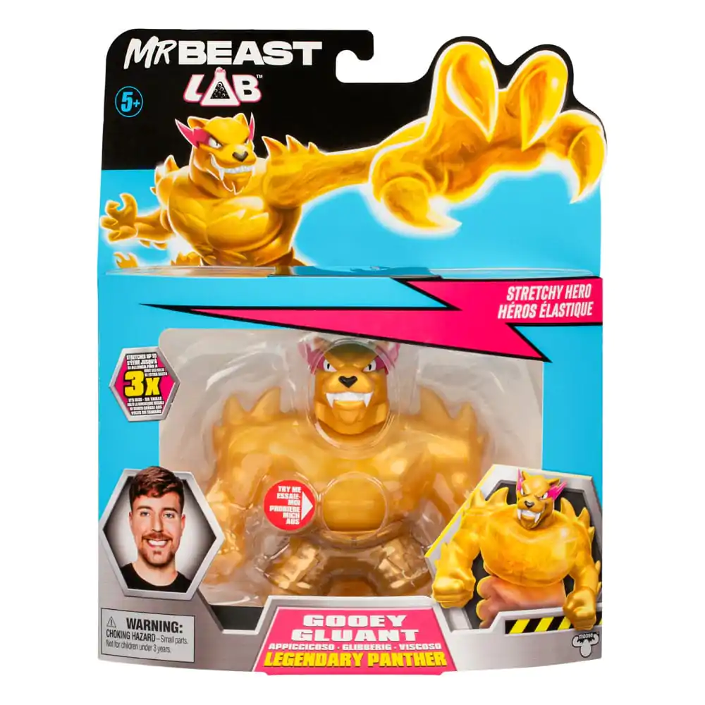 Mr. Beast Lab Goo Jit Zu Stretch figura Legendary Panther 11 cm termékfotó