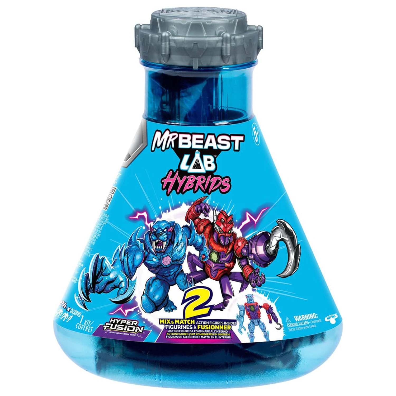 Mr. Beast Lab Hybrids Series 2 Spider vs Energy Panther 2 db-os Mini figura csomag 11 cm  termékfotó