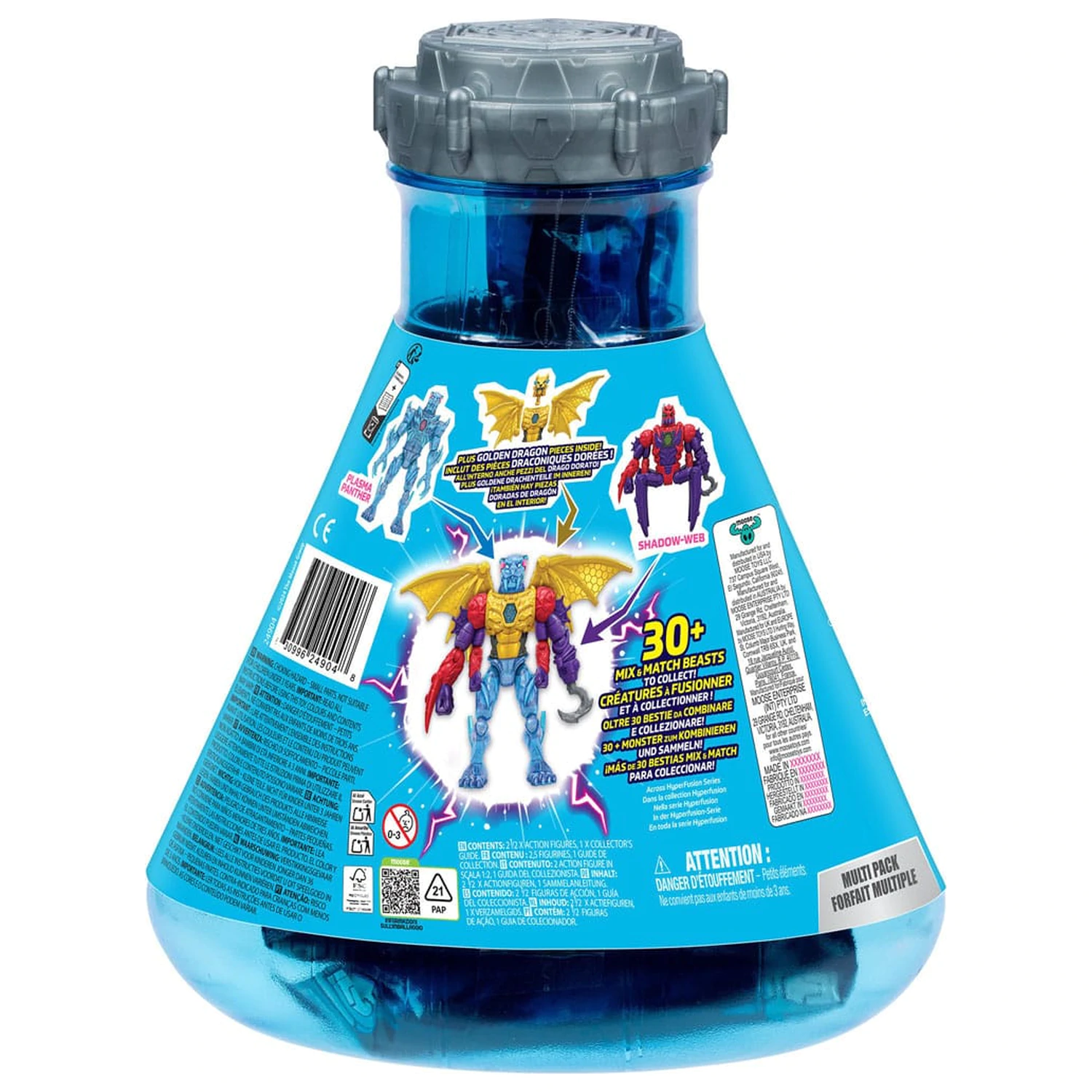 Mr. Beast Lab Hybrids Series 2 Spider vs Energy Panther 2 db-os Mini figura csomag 11 cm  termékfotó