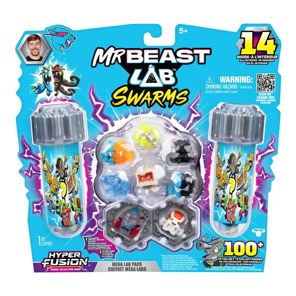 Mr. Beast Lab Swarms Mega Lab 14 db-os figura csomag 3 cm termékfotó