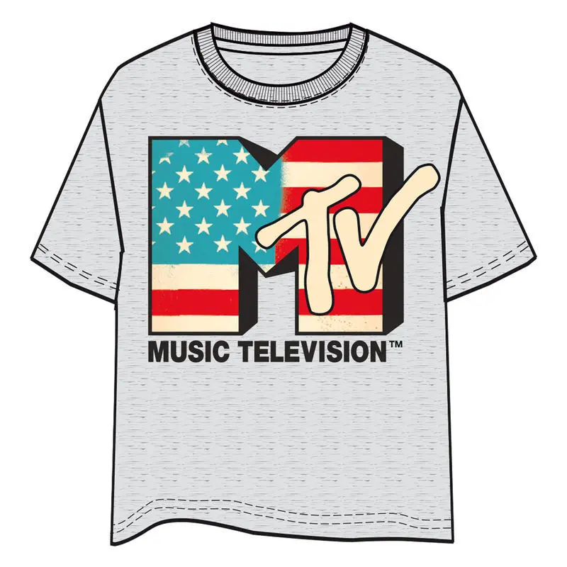 MTV Music Logós felnőtt póló termékfotó