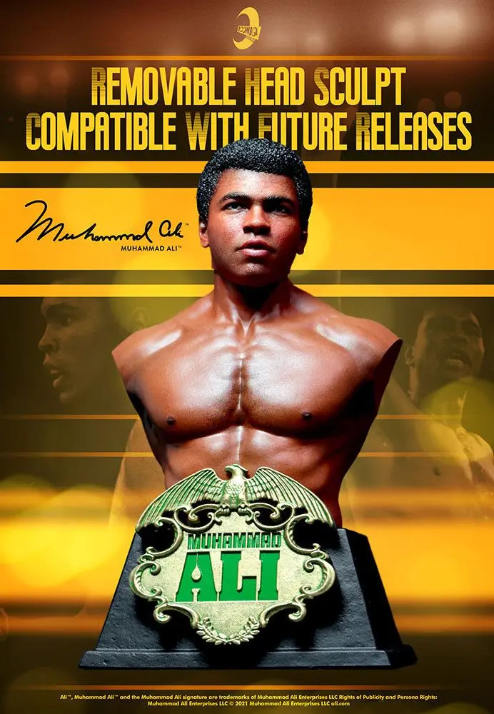 Muhammad Ali  1/6 Muhammad Ali Mellszobor figura Limitált kiadás 16 cm termékfotó