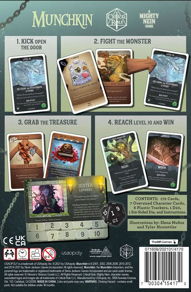 Munchkin Card Game Critical Role Angol nyelvű termékfotó