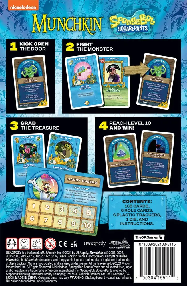Munchkin Card Game Spongebob Angol nyelvű termékfotó