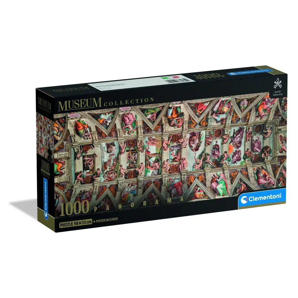 Museum Michelangelo The Sistine Chapel Ceiling Panorama puzzle 1000db-os termékfotó