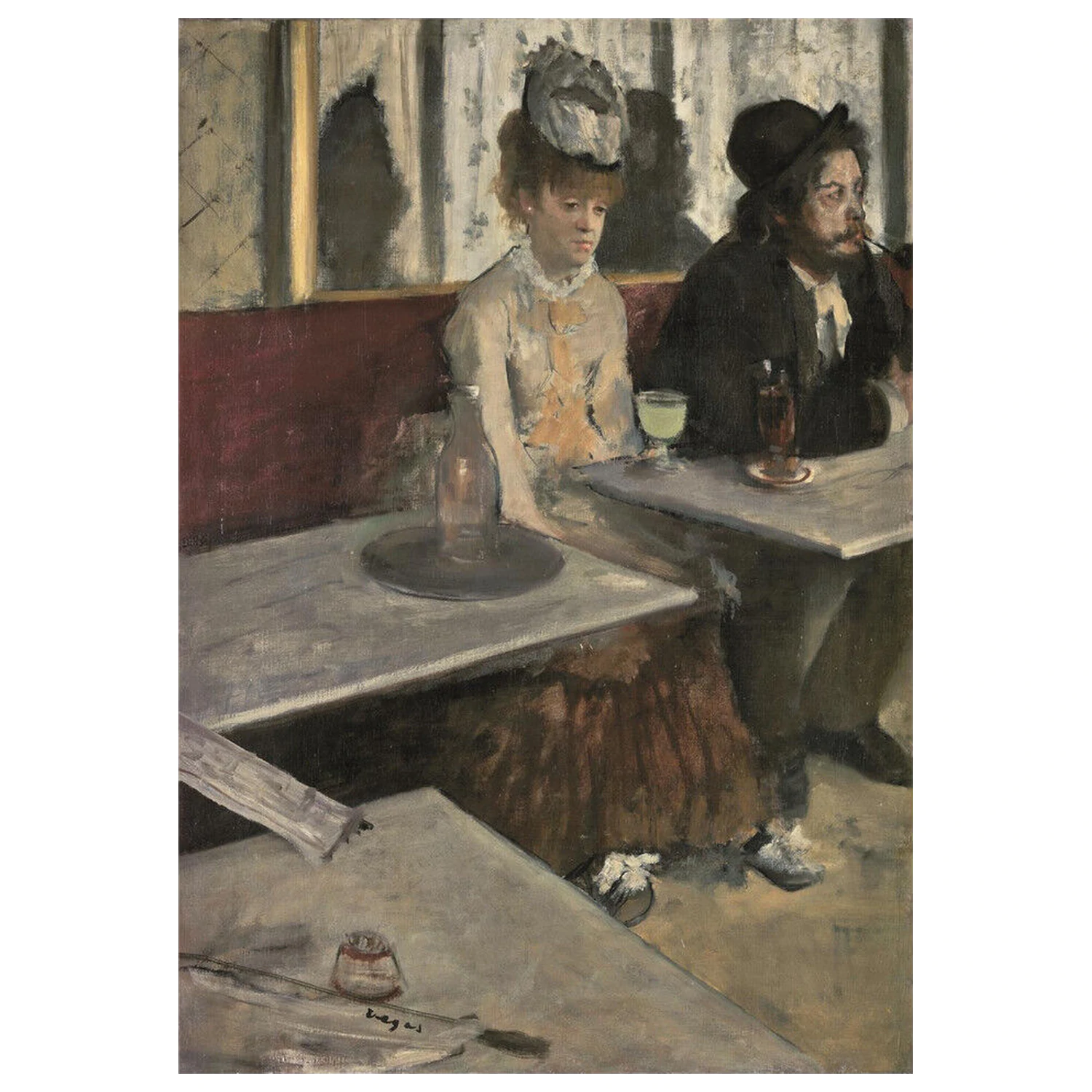 Museum Orsay Degas, "Dans Un Ca puzzle 1000db-os termékfotó