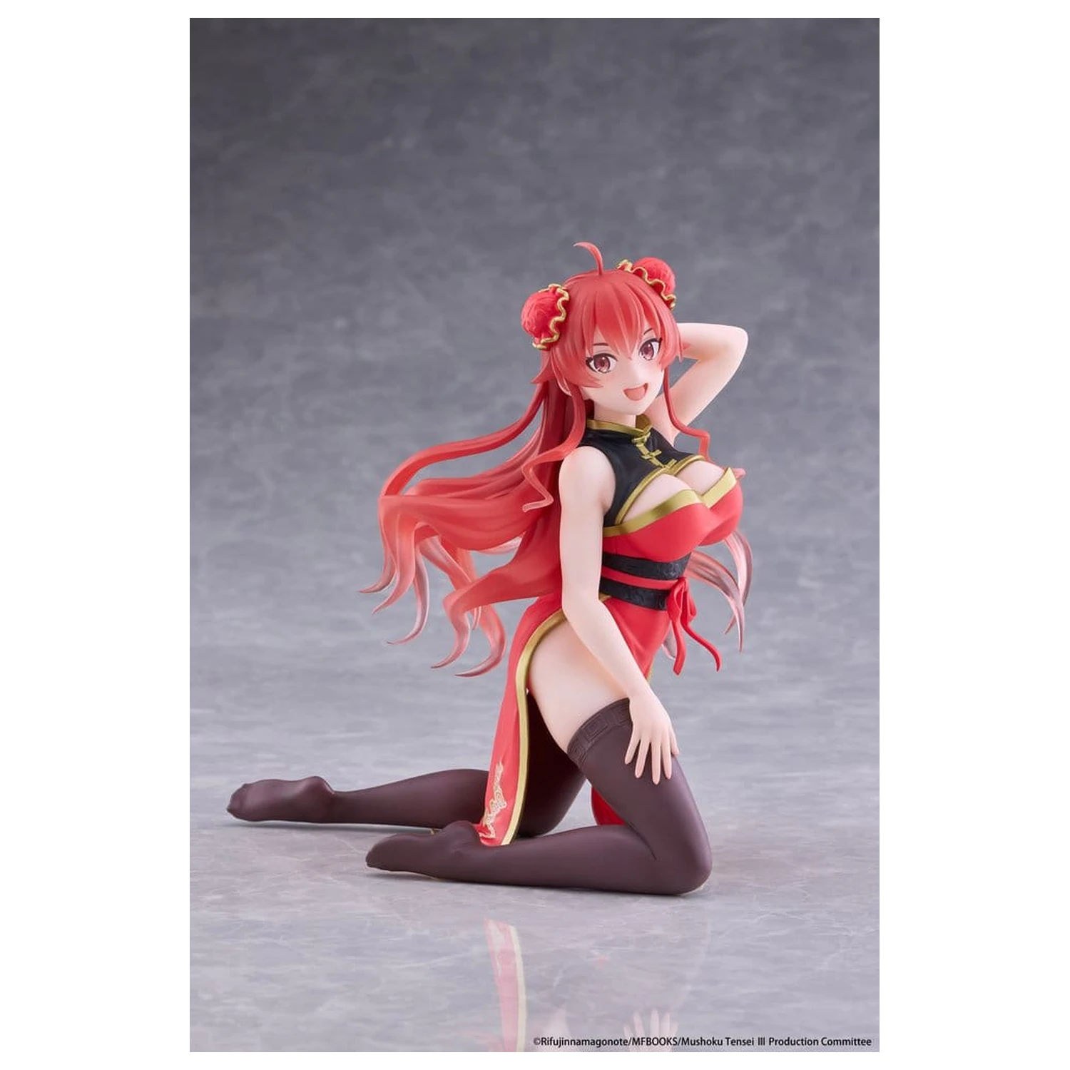 Mushoku Tensei: Jobless Reincarnation Desktop Cute PVC figura Eris Greyrat (Chinese Dress Ver.) 13 cm termékfotó