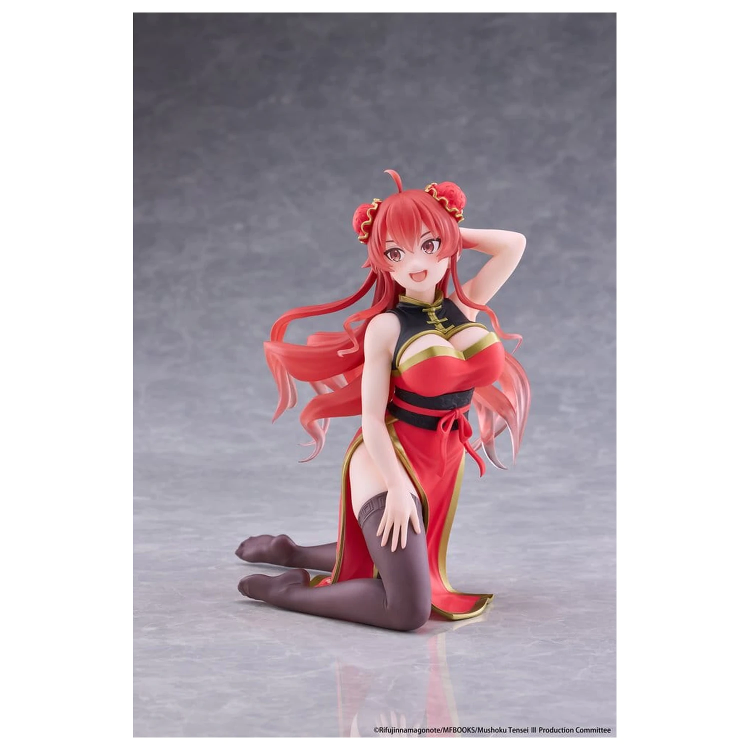 Mushoku Tensei: Jobless Reincarnation Desktop Cute PVC figura Eris Greyrat (Chinese Dress Ver.) 13 cm termékfotó