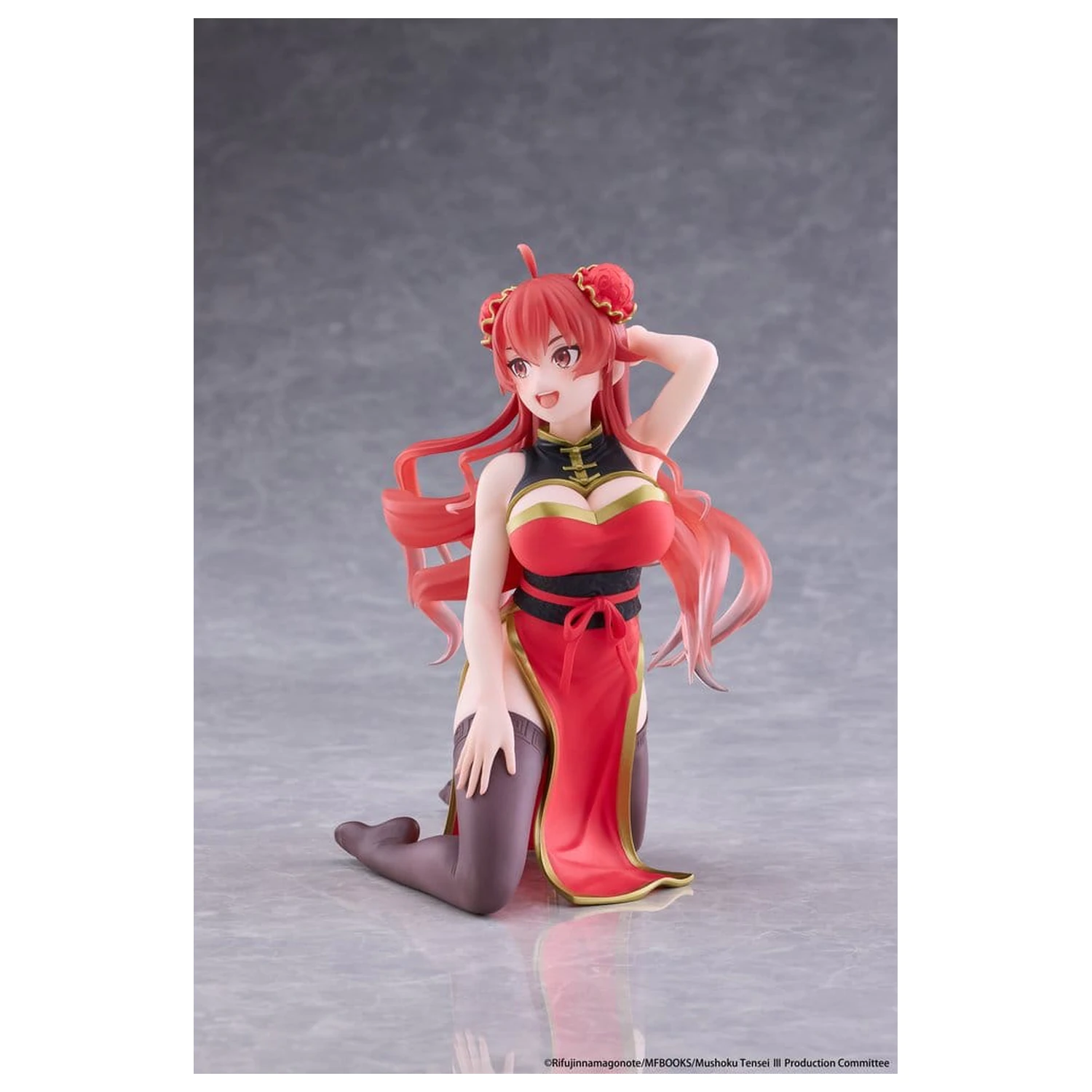 Mushoku Tensei: Jobless Reincarnation Desktop Cute PVC figura Eris Greyrat (Chinese Dress Ver.) 13 cm termékfotó
