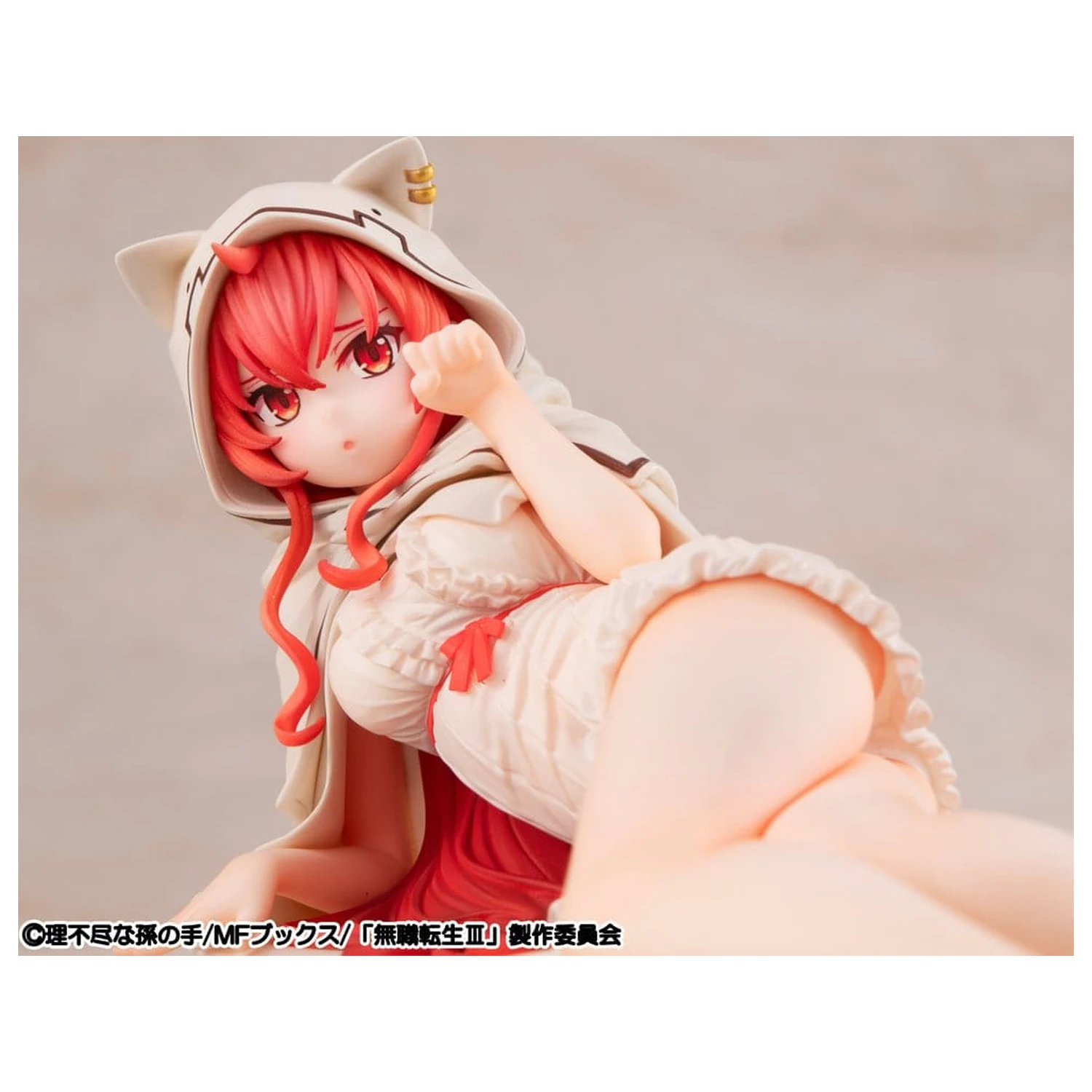 Mushoku Tensei: Jobless Reincarnation Melty hercegnő PVC figura Eris Sleep with Eris Ver. Palm Size 12 cm termékfotó