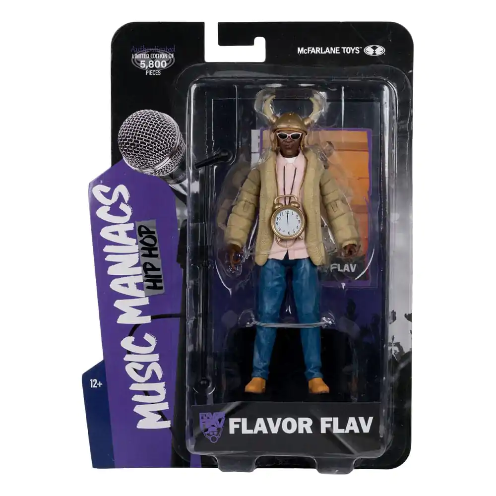 Music Maniacs Hip Hop Flavor Flav akciófigura 16 cm termékfotó