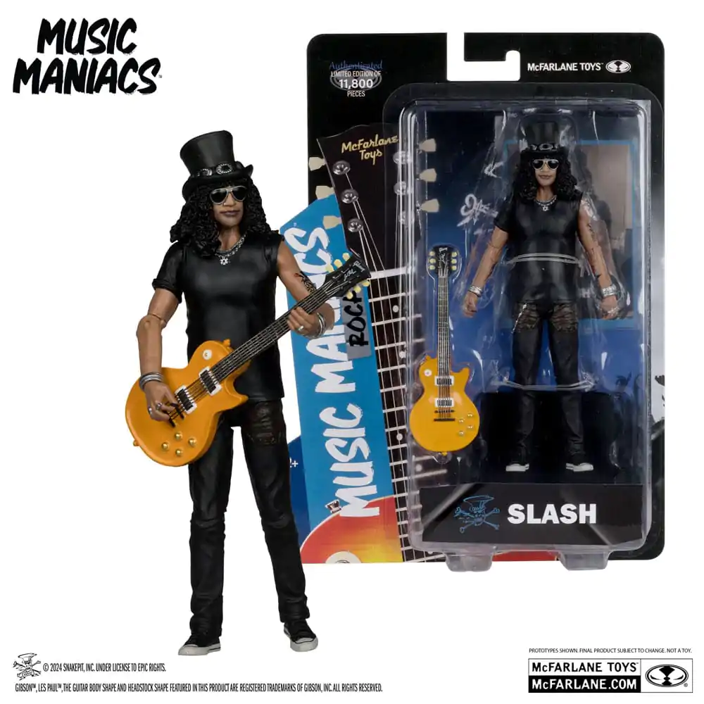 Music Maniacs Rock Slash akciófigura 15 cm termékfotó