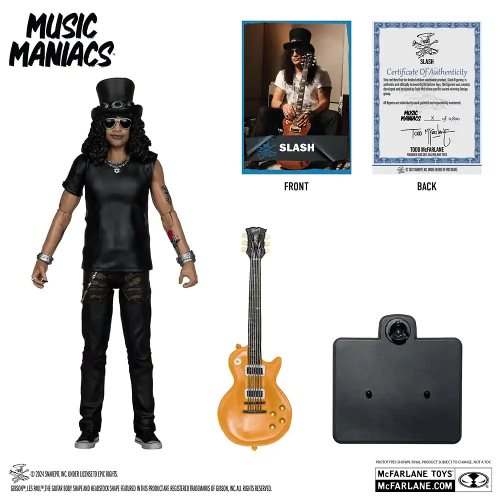 Music Maniacs Rock Slash akciófigura 15 cm termékfotó