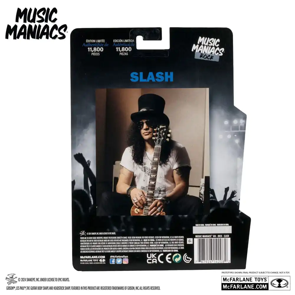 Music Maniacs Rock Slash akciófigura 15 cm termékfotó