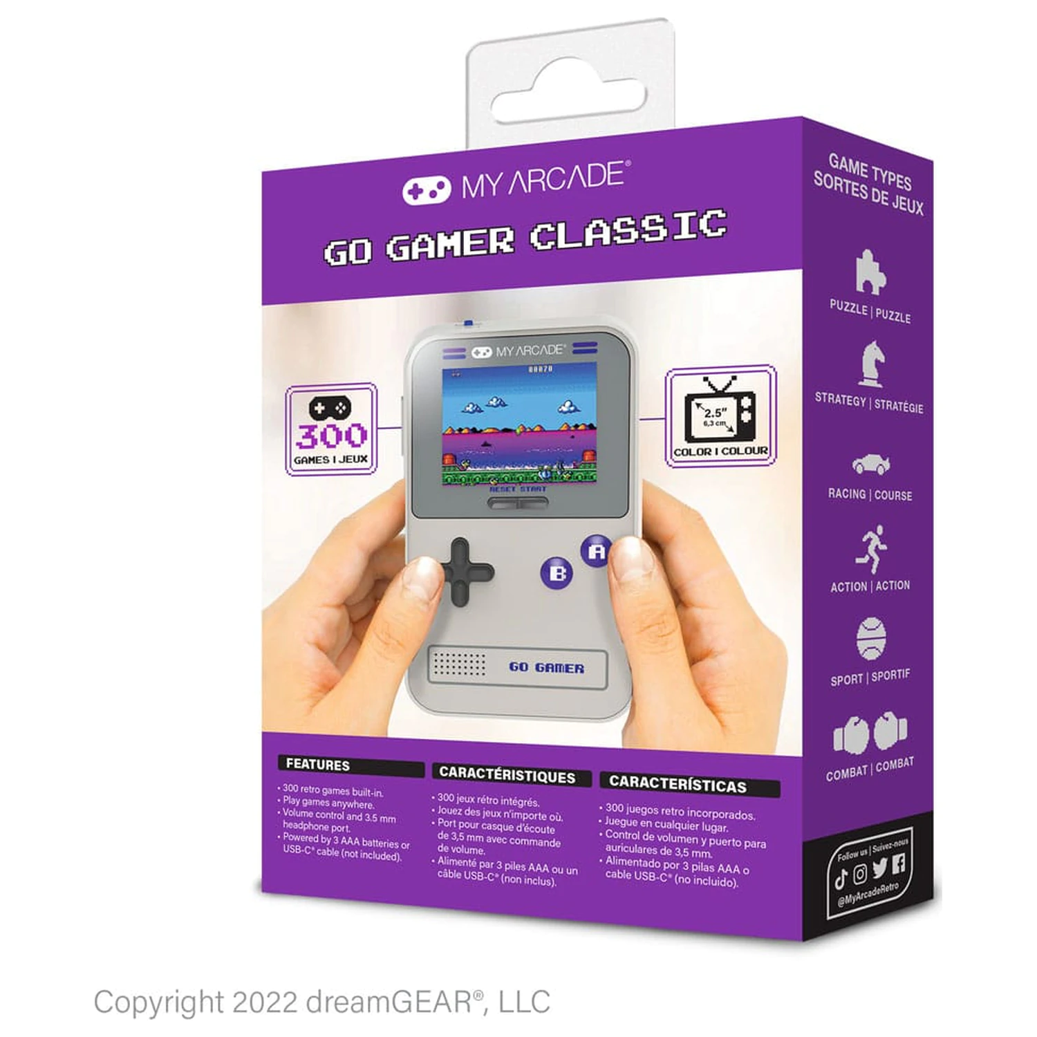 My Arcade Portable Gaming System Go Gamer Classic konzol termékfotó