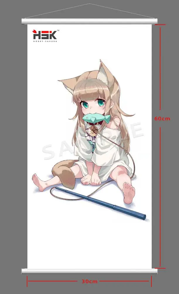 My Cat Is a Kawaii Girl 1/6 Kinako Sitting Fish Ver. Deluxe Version PVC szobor figura 14 cm termékfotó