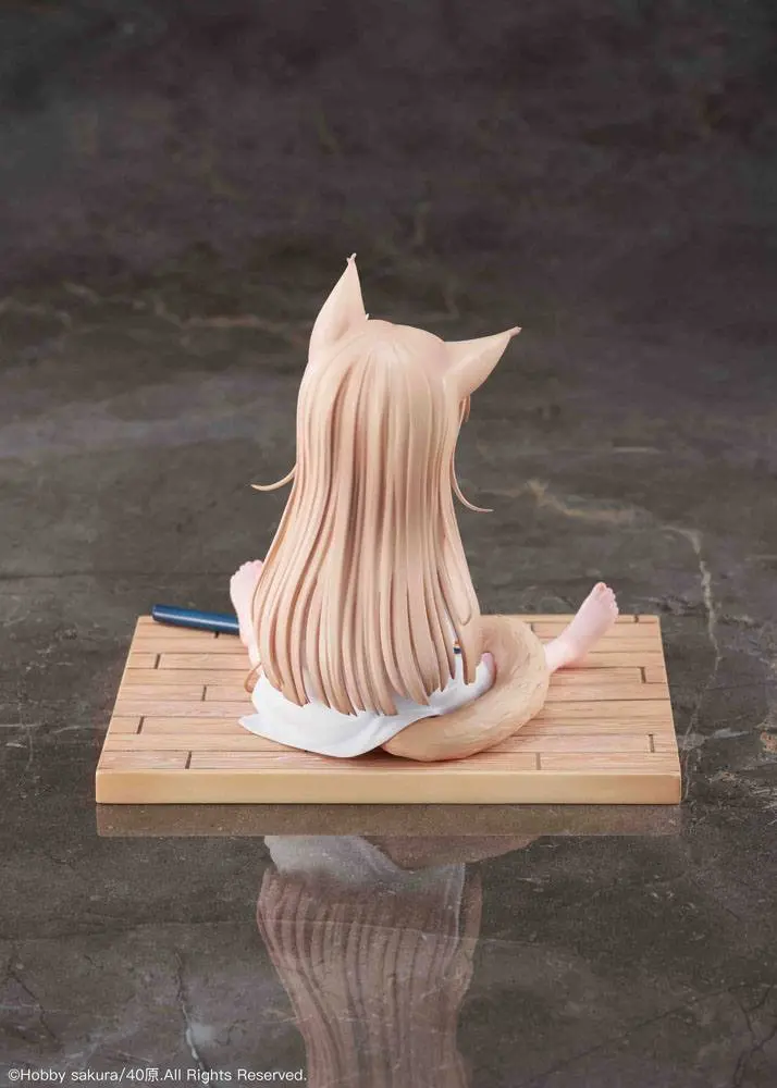 My Cat Ia A Girl And She's Cute 1/6 Kinako Sitting Fish Ver. PVC szobor figura 14 cm termékfotó