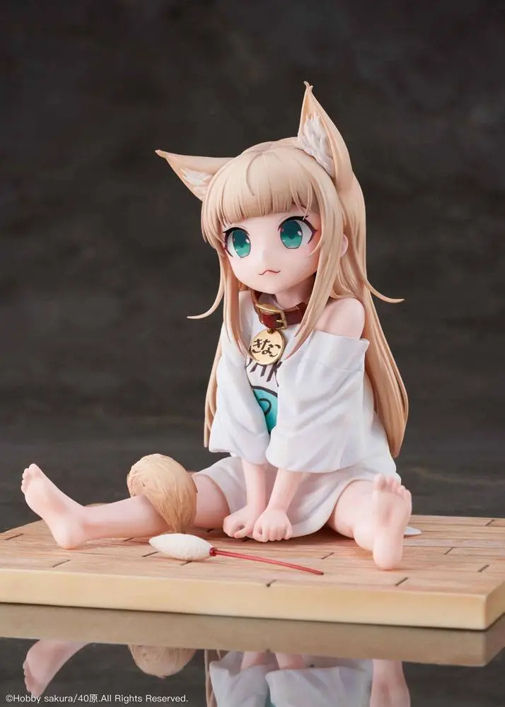 My Cat Ia A Girl And She's Cute 1/6 Kinako Sitting Fish Ver. PVC szobor figura 14 cm termékfotó