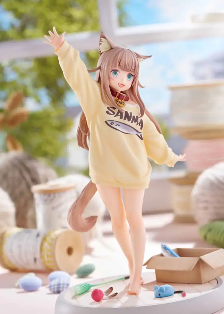 My Cat Is a Kawaii Girl 1/6 Kinako Play With Ver. AmiAmi szobor figura 21 cm termékfotó