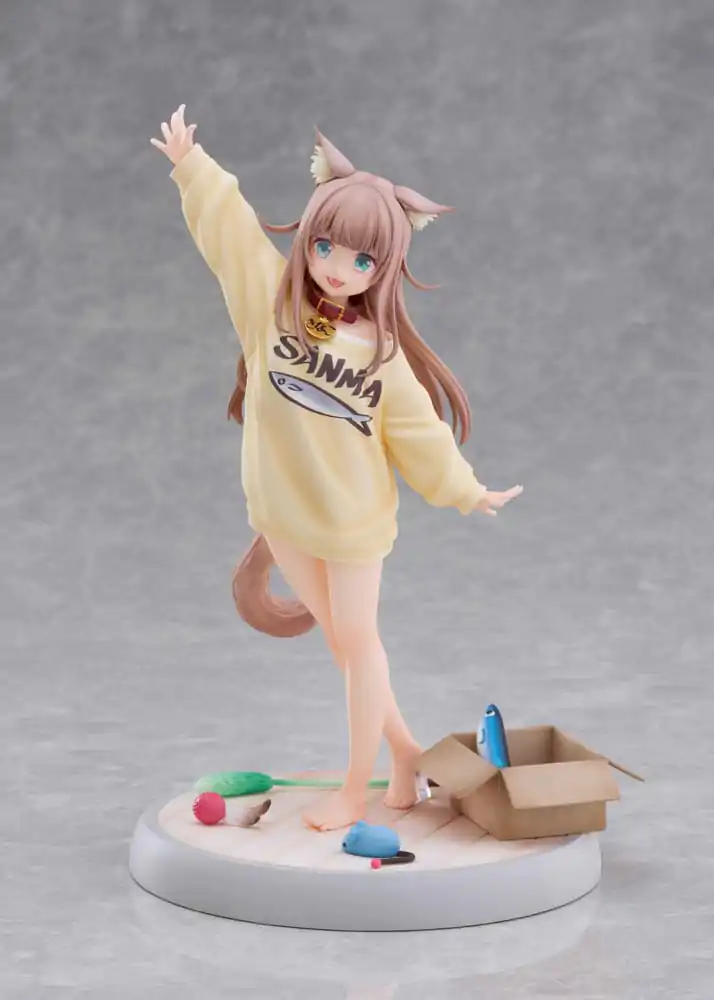 My Cat Is a Kawaii Girl 1/6 Kinako Play With Ver. AmiAmi szobor figura 21 cm termékfotó