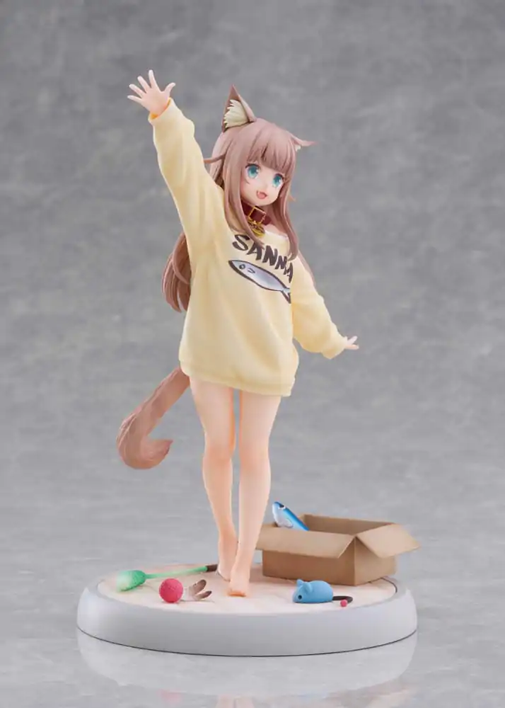 My Cat Is a Kawaii Girl 1/6 Kinako Play With Ver. AmiAmi szobor figura 21 cm termékfotó