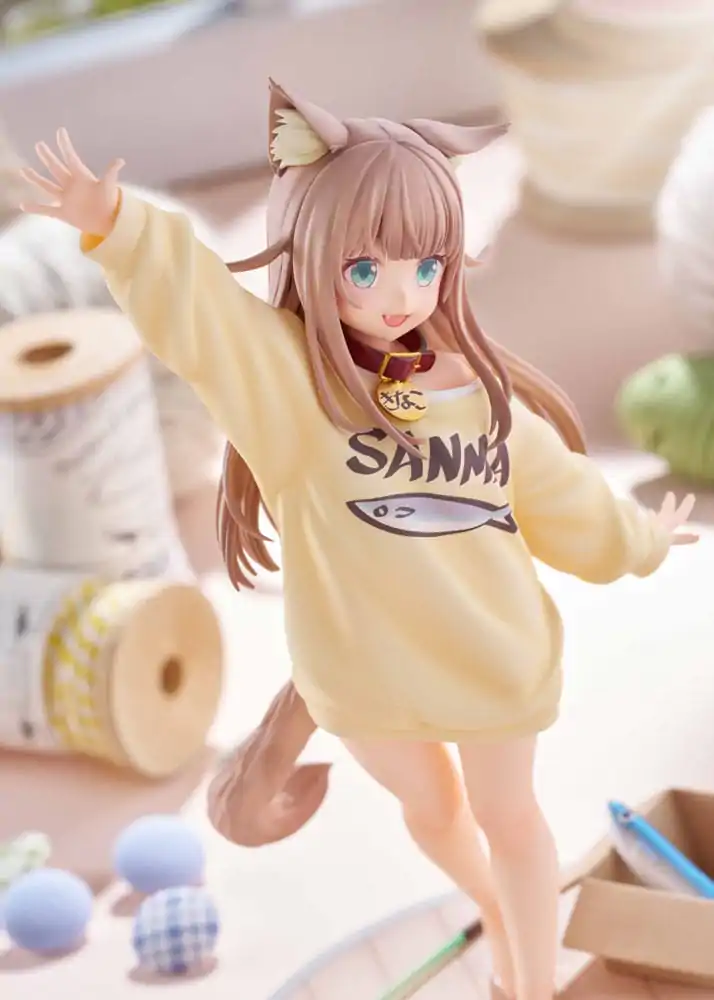 My Cat Is a Kawaii Girl 1/6 Kinako Play With Ver. AmiAmi szobor figura 21 cm termékfotó