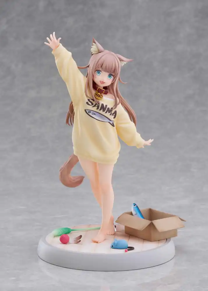 My Cat Is a Kawaii Girl 1/6 Kinako Play With Ver. AmiAmi szobor figura 21 cm termékfotó