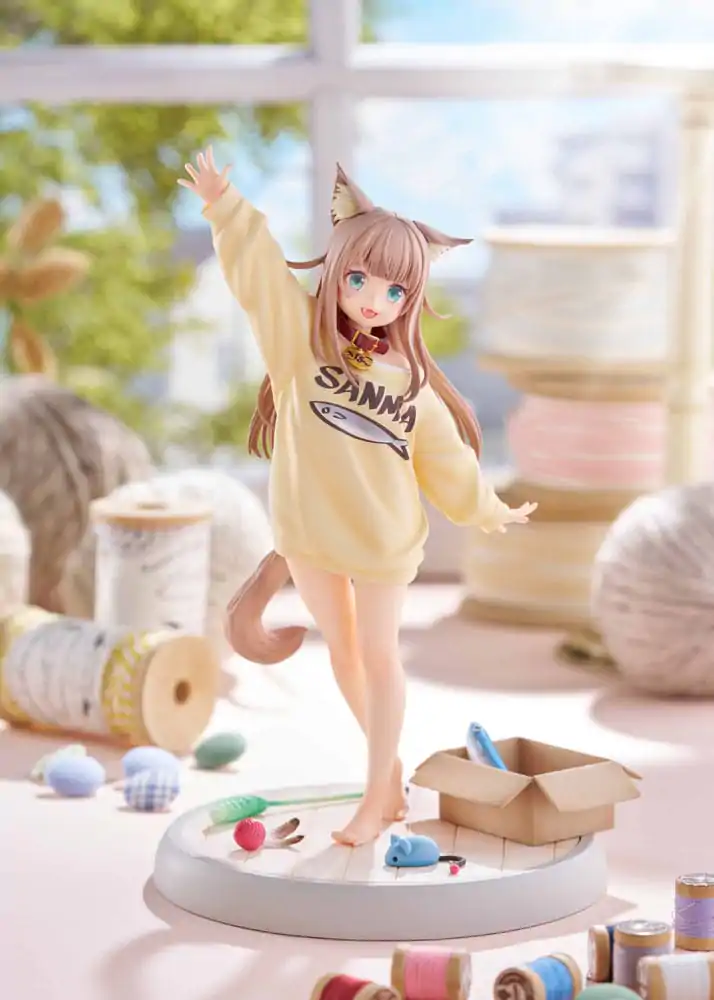 My Cat Is a Kawaii Girl 1/6 Kinako Play With Ver. AmiAmi szobor figura 21 cm termékfotó